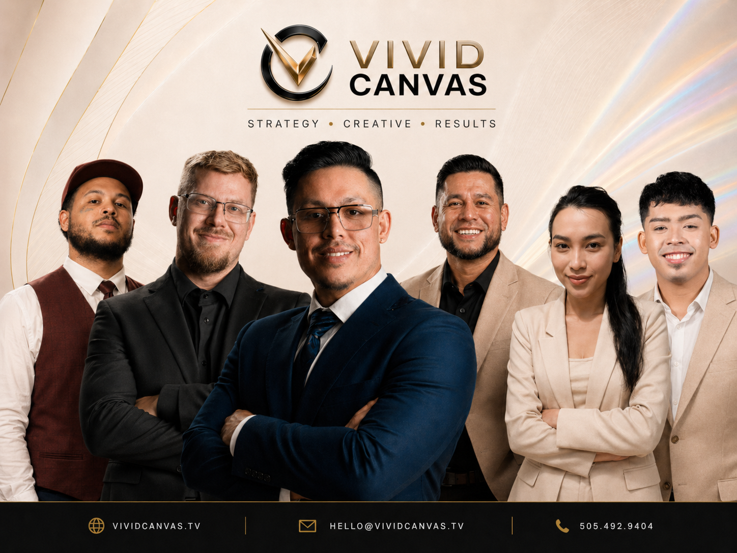 Vivid Canvas team portrait